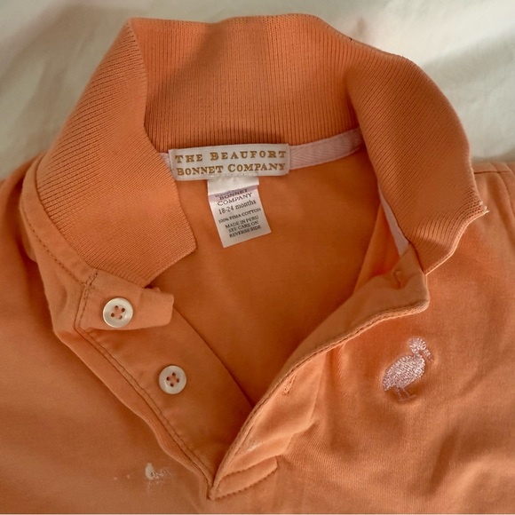 The Beaufort Bonnet Company Colorful Polo Trio - Orange, Pink, Green - PLAY - Picture 10 of 10